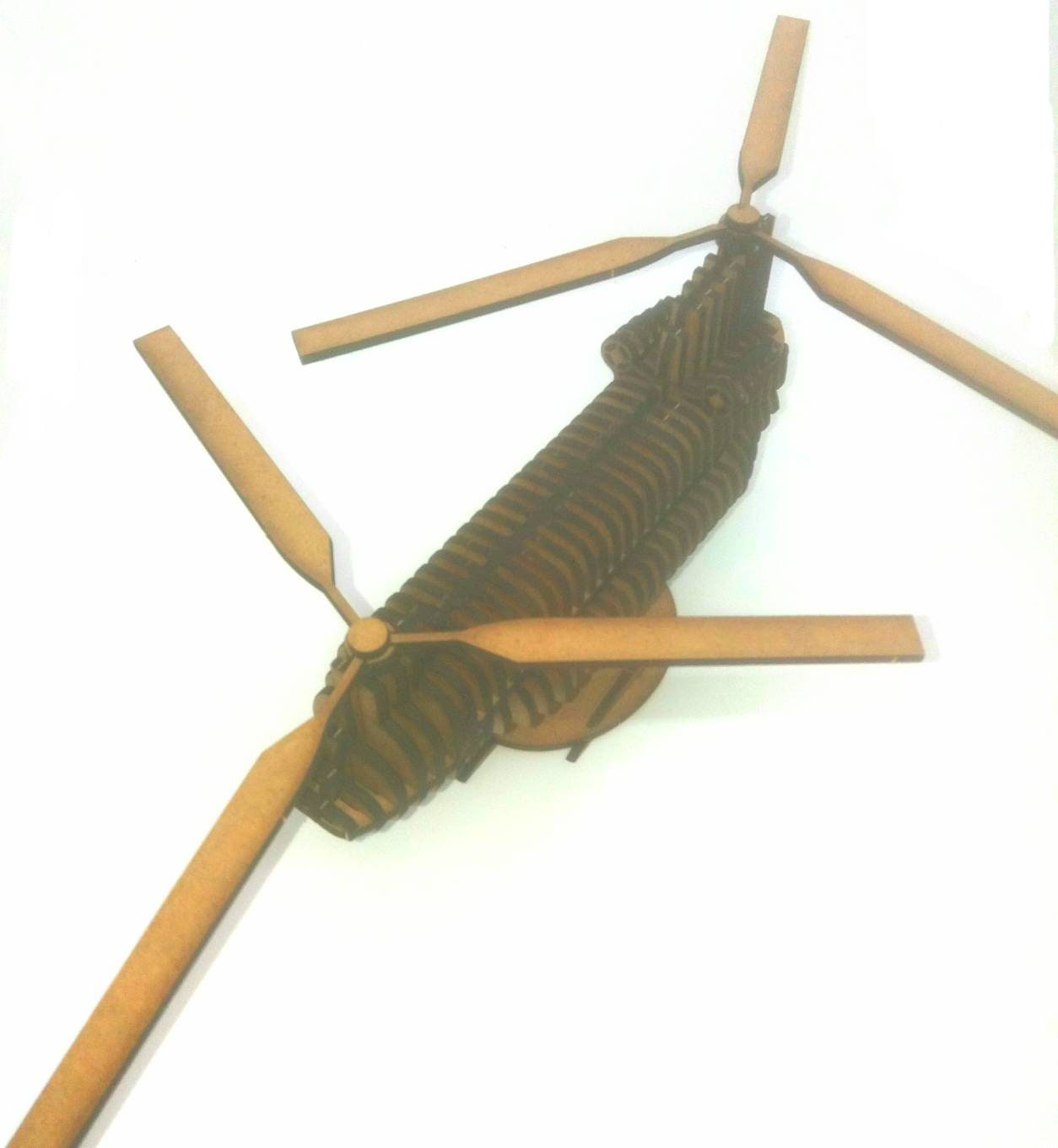 Chinook Helicopter Home Made Model Kit... HDF and Assembly Etsy UK