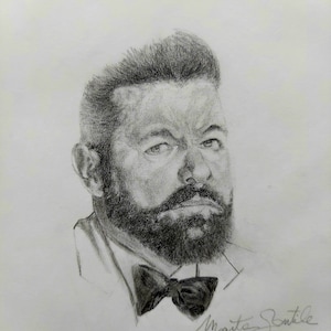 Custom Pencil Portrait drawing - 100% handmade