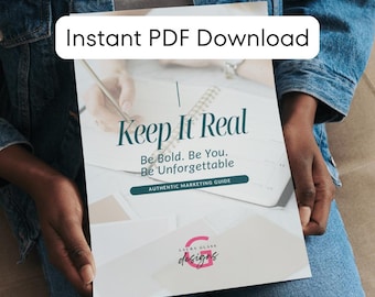 Authentieke marketinggids voor vrouwelijke ondernemers (digitale download pdf)