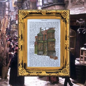 Original illustration, book page art decorative , fantasy inspired