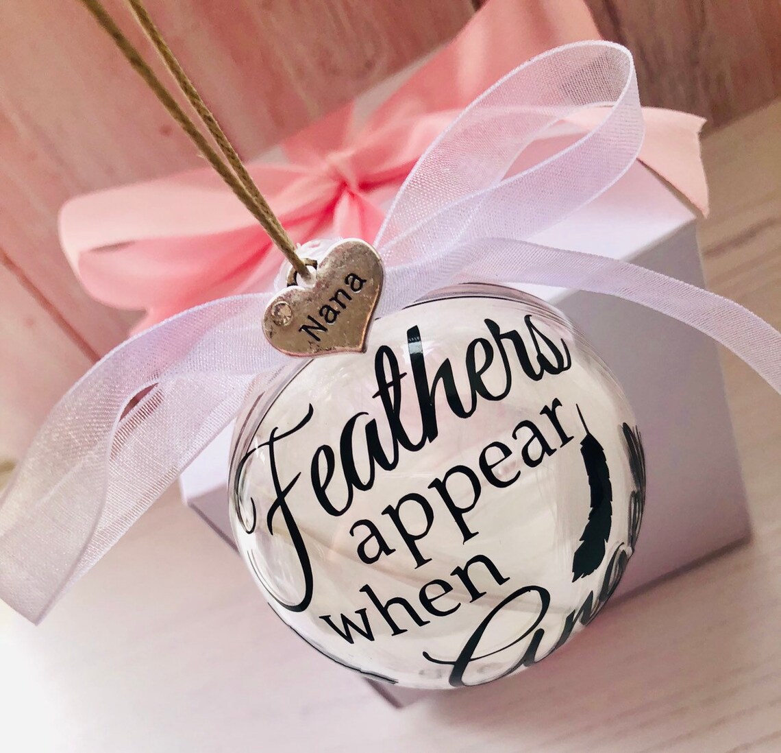 Memorial Bauble Personalised Christmas Bauble Memory Bauble Etsy UK