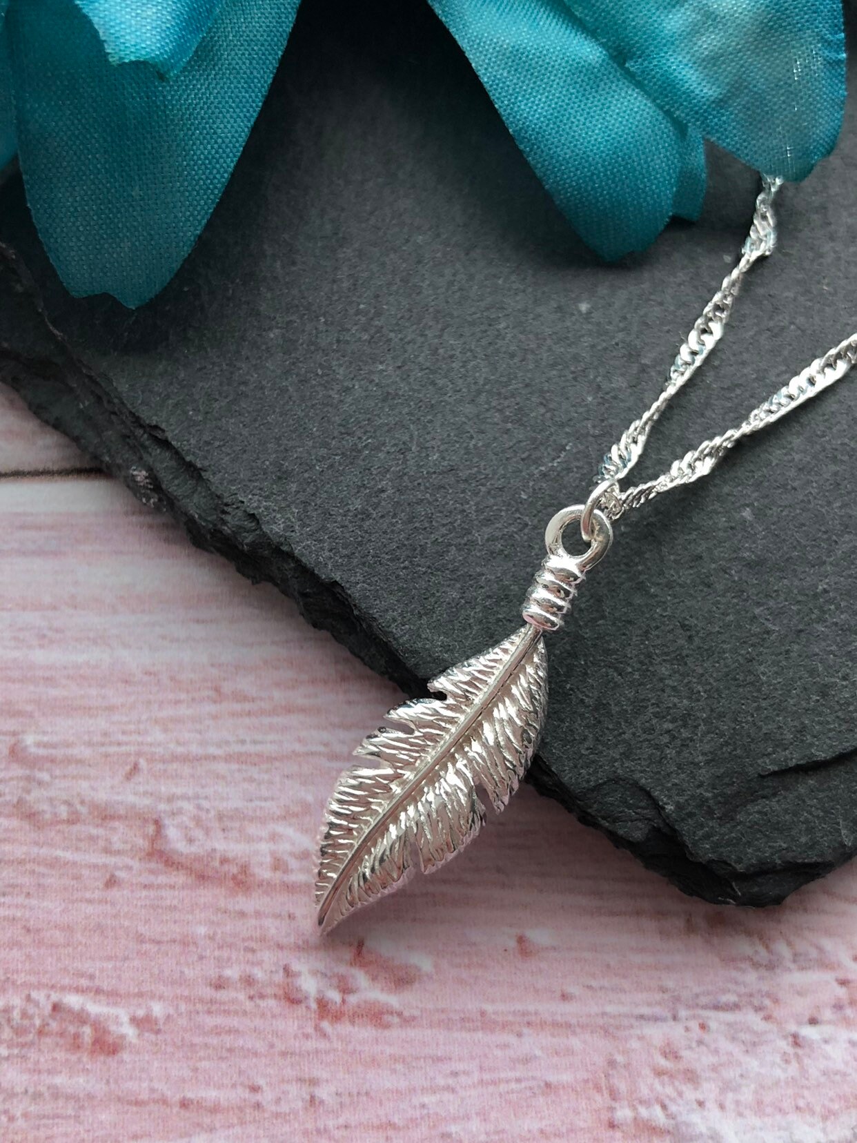 Feather Necklace Angel Necklace Memorial Necklace Angels - Etsy UK