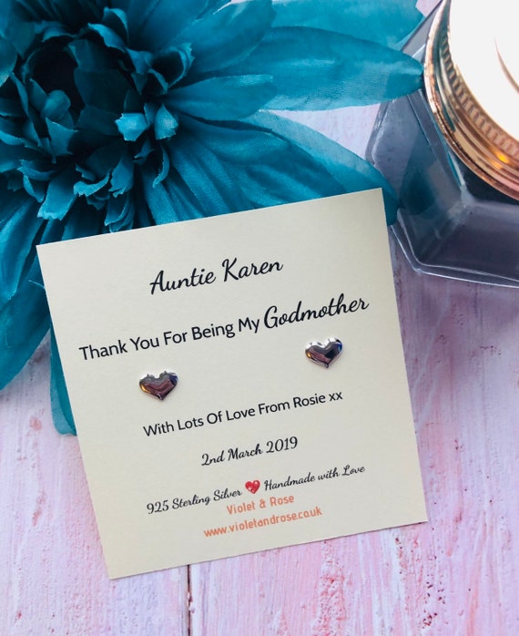 Christening Gift Godmother Gift Thank You for Being My God | Etsy UK