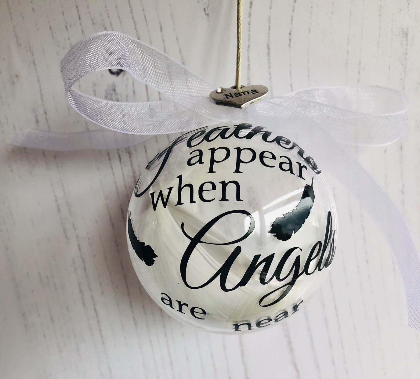 Memorial Bauble Personalised Christmas Bauble Memory Bauble Etsy UK