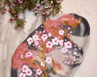 Trinket Tray Cherry Blossom
