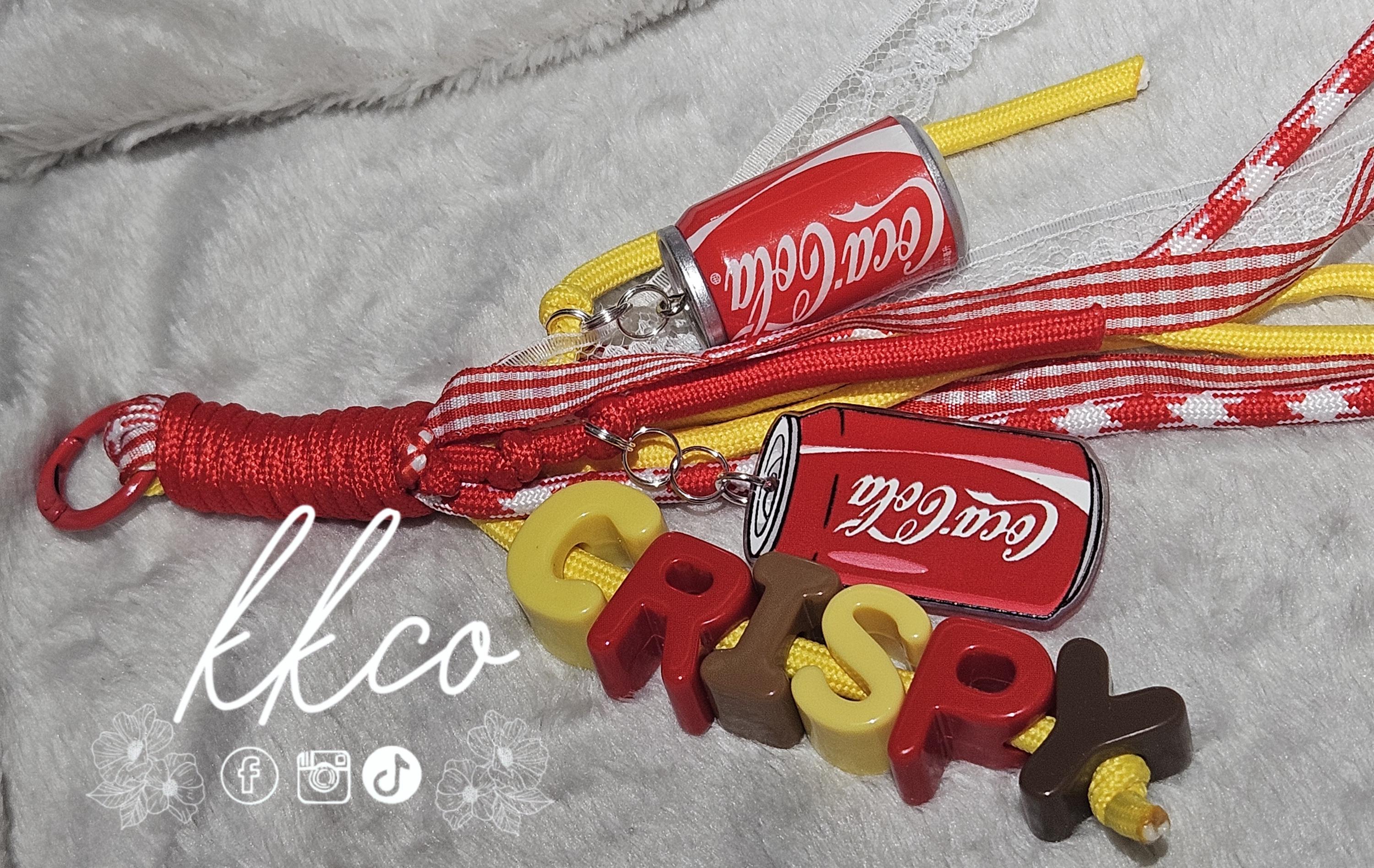 Handmade Crispy Cola Drink Keychain - Etsy