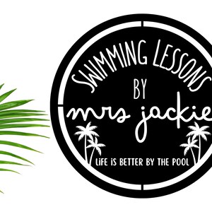 Metal Sign, Metal Wall Art, Gift for her, Name Sign, Metal Last Name Sign, Pool House Sign, Metal Name Sign personalized, Pool House Decor