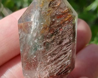 23g Small Beautuful Natural Four Seasons Garden Ghost Phantom Lodolite Scenic Inclusion DT Quartz Crystal