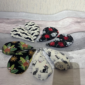 Hand Warmers, Reusable Hand Warmers, Hand Warmers, Mini Heat /Cold Packs, Microwave Safe Handmade Fabric Rice Pocket Warmer, His / Her Gift