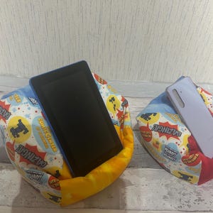 Big Bang Theory science iPad Pro Cushion iPad Stand Nintendo Switch Tablet Beanbag Support Pillow Kindle Iphone Holder Phone/ Glasses Case