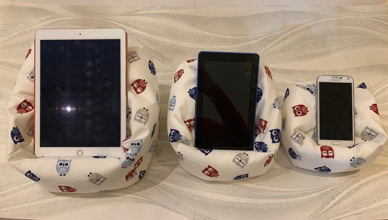 Ipad Stand phone stand Owl Designs Tablet cushion book holder E-reader stand Tablet pillow Cushion for Kindle Cushion for iPad