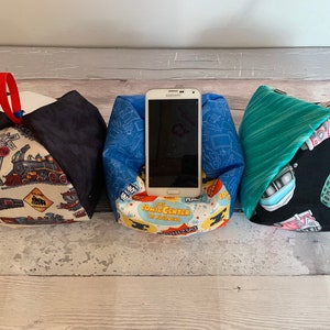 Verschiedene Telefon Kissen passt für alle Handys iPhone Halter Handy Rest Kissen Handy Geräteständer Smartphone Sitzsack Halter Schreibtisch Tidy