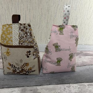 Fabric Filled Doorstop. Decorative Door Stop. Fabric Door Stop