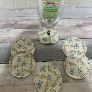 Coasters - Wine Coasters Wine Cozies Gin Brandy Champagne Glass Coaster Wine Glass Slippers Wine Coaster Pocket Wine Stemware Gift