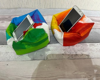 iPad Pro iPad Stand Beanbag Support Pillow Kindle Device E-Reader Nintendo Tablet Cushion Key Fob Iphone Holder Phone Glasses Pouch Gift