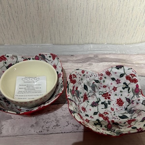 Various Microwave Bowl Cozies. Soup Bowl Cosy Microwavable bowl holder Bowl Hugger Birthday Gift  Mum Grandma Her Friend House warming gift.