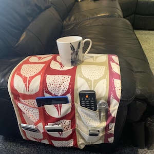 Armchair Organiser Tec Storage Remote Control Sofa Caddy Remote Control Holder Bed Pocket Pouch Kindle Glasses Case Bed Caddy Bed Organiser