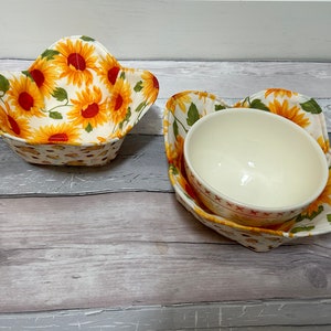 Varie ciotole portaoggetti per microonde. Porta ciotole per zuppa, porta ciotole per microonde, regalo di compleanno per mamma, nonna, amica, regalo di inaugurazione della casa.