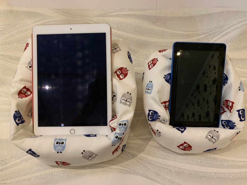 Ipad Stand phone stand Owl Designs Tablet cushion book holder E-reader stand Tablet pillow Cushion for Kindle Cushion for iPad
