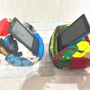 Paddington Bear iPad Pro iPad Stand Beanbag Support Pillow Kindle Device E-Reader Tablet Cushion Key Fob Iphone Holder Phone/Glasses Pouch