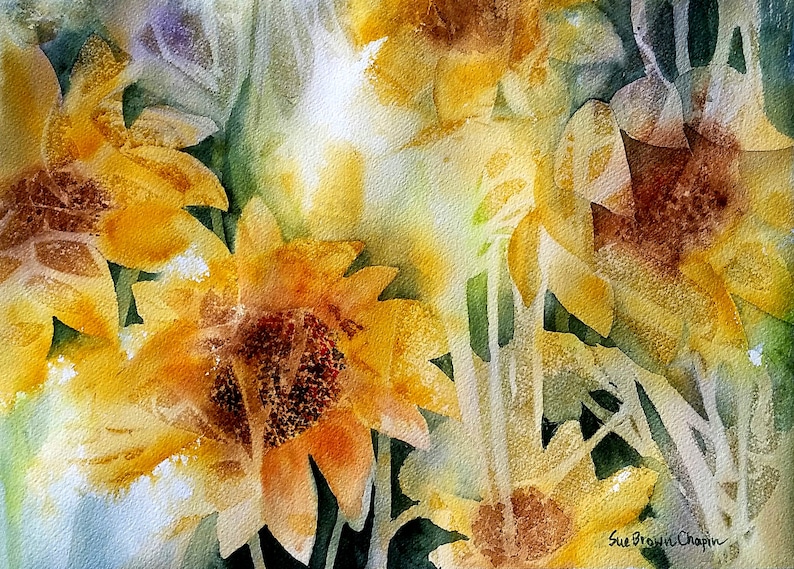 Sunflowers 5x7 Print