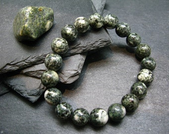 Preseli Bluestone Beaded Bracelet - Stonehenge Rock - No. 701 - Etsy