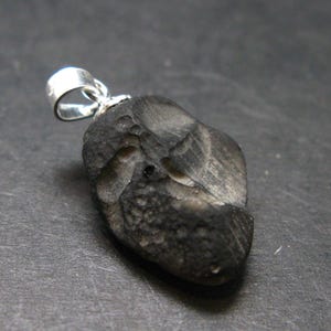 Rare Saffordite Cintamani Stone Pseudotektite Pendant from Arizona USA - 8.95 Carats - 0.9&quot;