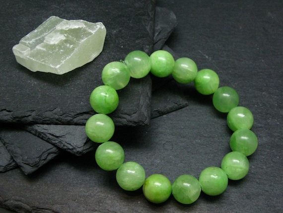 Green calcite best sale beads