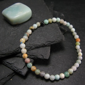 Azumar Genuine Bracelet ~ 7 Inches  ~ 4mm Round Beads