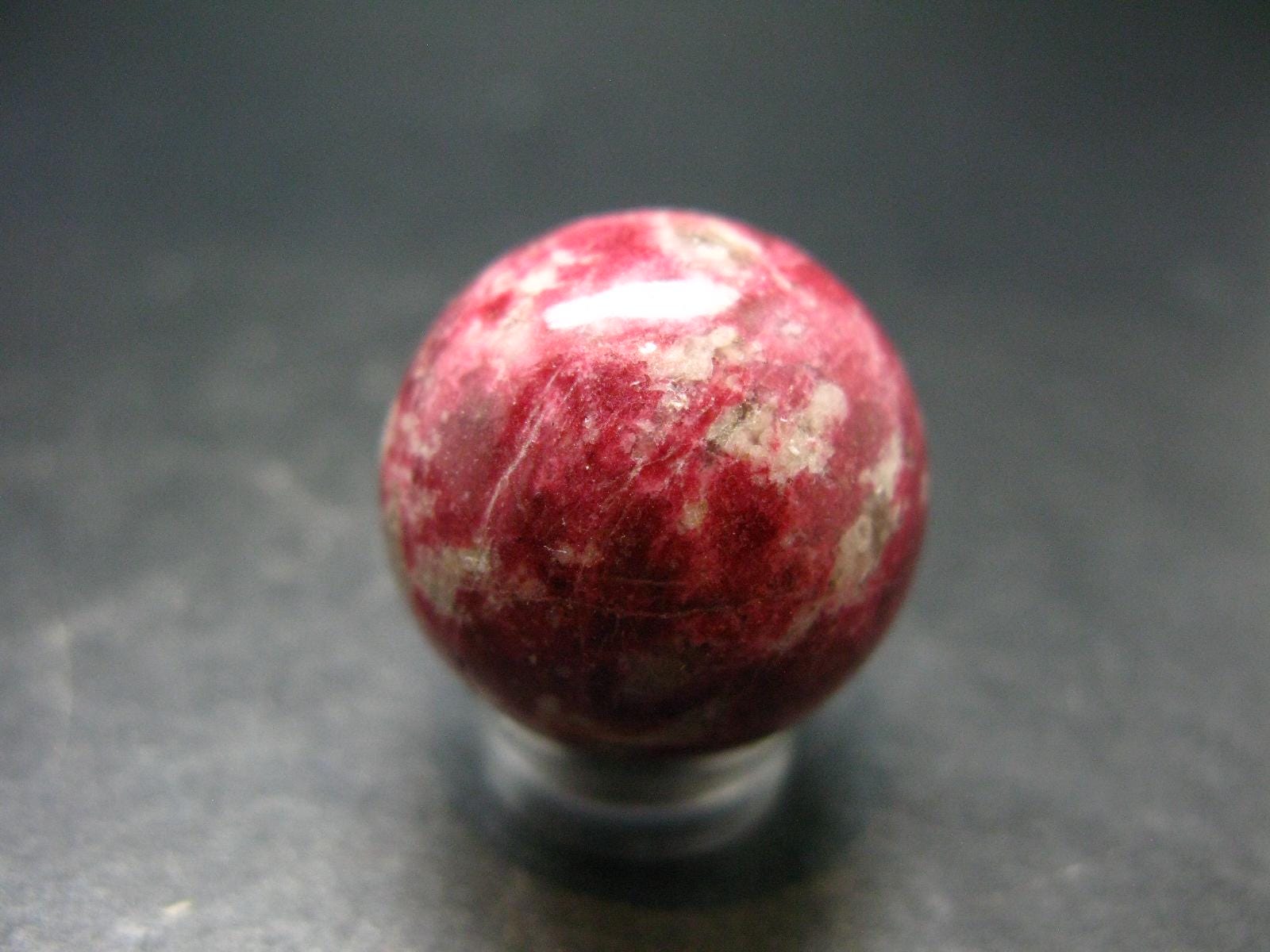 Thulite Sphere - Etsy