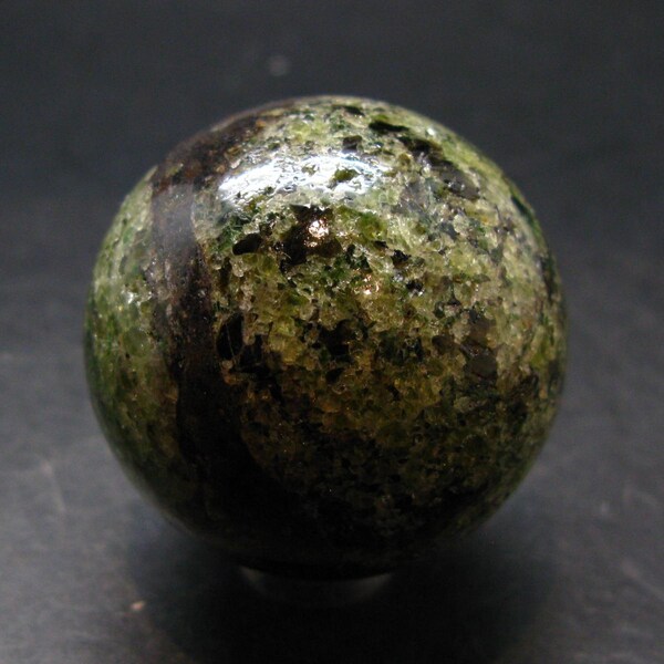 Peridot Olivine Sphere from Arizona, USA - 1.6" - 101.01 Grams