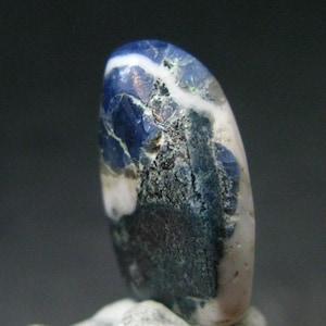 Gem Benitoite & Natrolite Polished Stone From California - 10.53 Carats
