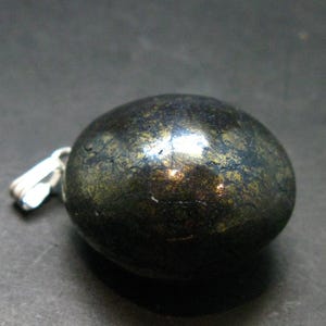 Covelite Covellite Crystal Silver Pendant From Peru - 1.3&quot; - 20.90 Grams