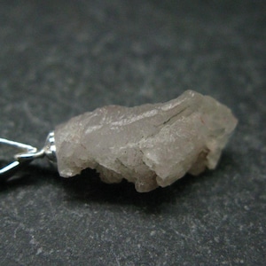 Rare Terminated Gemmy Nirvana (Pink Ice) Quartz Crystal Silver Pendant from the Himalayas - 1.0&quot; - 1.22 Grams