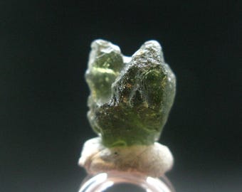 Rare Moldavite Tektite Raw Piece From Czech Republic - 0.6" - 2.62 Grams