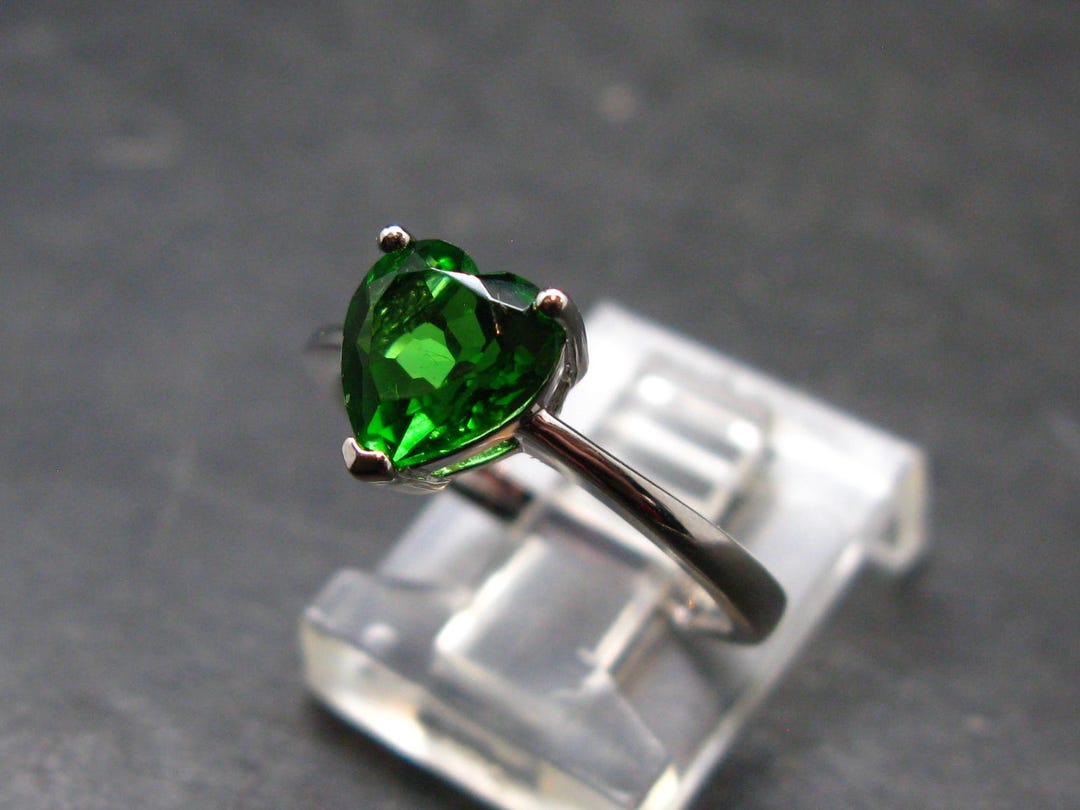 Helenite Rings Helenite Gaia Stone Gem Sterling Silver Ring From Washington - Size 6 ...