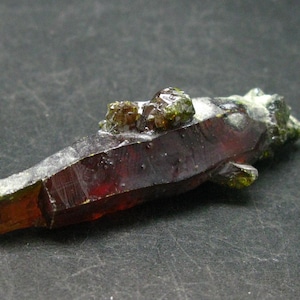 Stunning Fire Red Zincite Zinkite Crystal From Poland - 1.3&quot; - 107.25 Carats