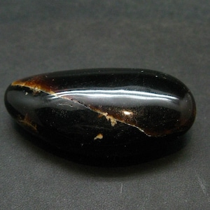 Rare Large Blue Amber Tumbled Piece Fluorescent From Indonesia - 1.6&quot; - 10.04 Grams