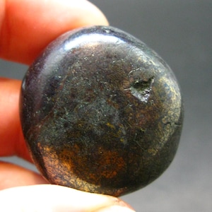 Covelite Covellite Tumbled Stone From Peru - 1.25&quot; - 31.72 Grams