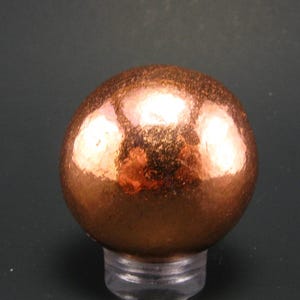 Cool Copper Ball Sphere from Michigan 120 Grams - 1.2 &quot;