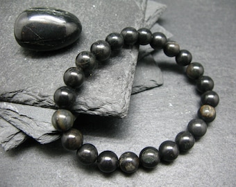 ISUA Stone Rock Genuine Bracelet from Greenland ~ 7 Inches  ~ 8mm Round Beads