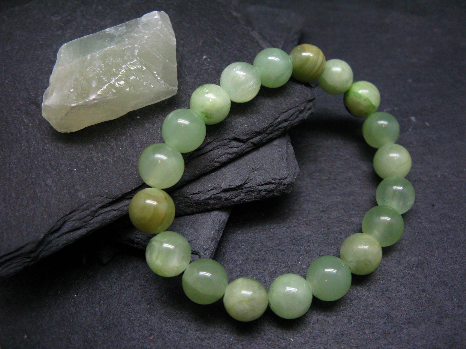 Green calcite bracelet sale