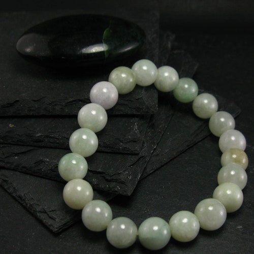 Selenite Genuine Bracelet 7 Inches 8mm Round Beads - Etsy