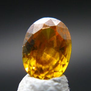 Stunning Zincite Zinkite Gem Cut Stone From Poland - 2.29 Carats