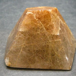 Large Polished Rutilated Quartz Crystal from Brazil - 2.1&quot; - 74 Grams