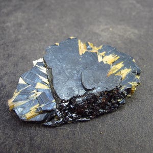 Large Hematite and Rutile Cluster from Brazil - 1.1" - 6.0 Grams