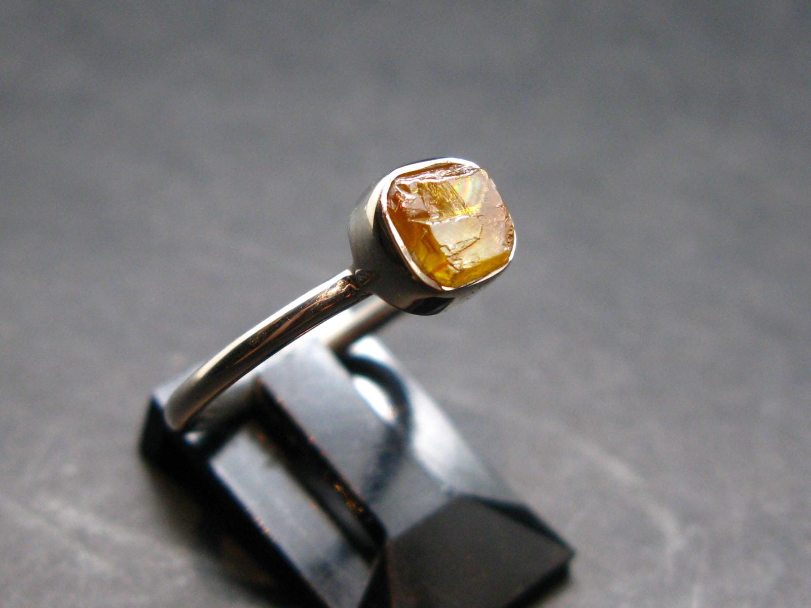 スファレライト　リング スペイン産スファレライトシルバーリング - サイズ7 - 1.94グラム