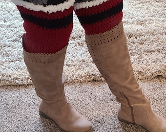 Santa Boot Topper Cuffs