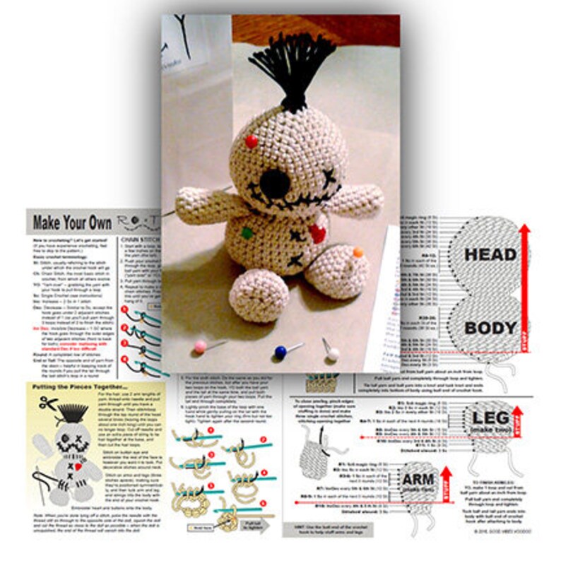 amigurumi voodoo doll