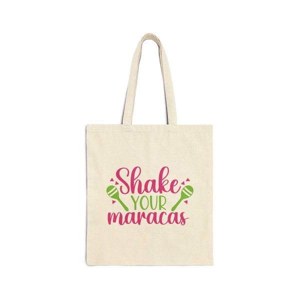 Shake Your Maracas Cotton Tote | Final Fiesta | Mexican Bachelorette Party | Destination Birthday